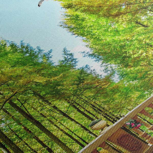 Tablou - Privire spre pădure (120x50 cm)