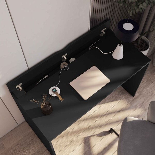 Birou NEVY 120x60 cm, negru
