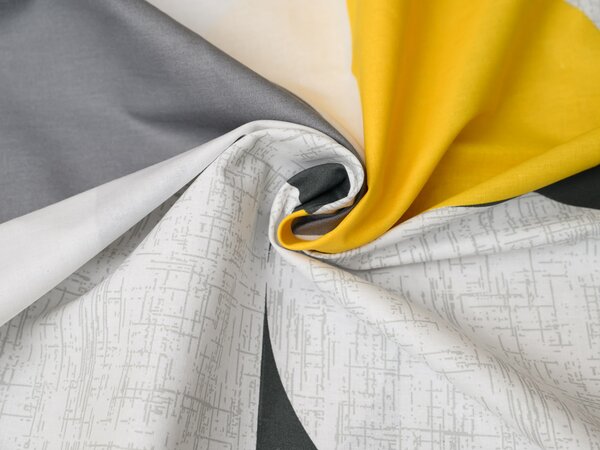Lenjerie de pat din bumbac Renforce GEOMETRIES colorate Dimensiunile lenjeriei: 70 x 90 cm | 140 x 200 cm