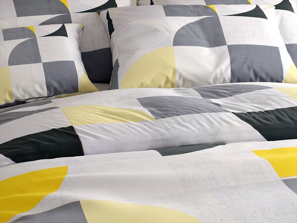 Lenjerie de pat din bumbac Renforce GEOMETRIES colorate Dimensiunile lenjeriei: 70 x 90 cm | 140 x 200 cm