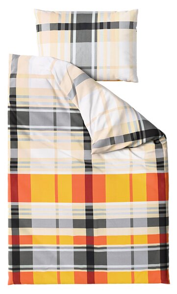 Lenjerie de pat din bumbac Renforce ORANGE KUBE colorat Dimensiunile lenjeriei: 70 x 90 cm | 140 x 200 cm