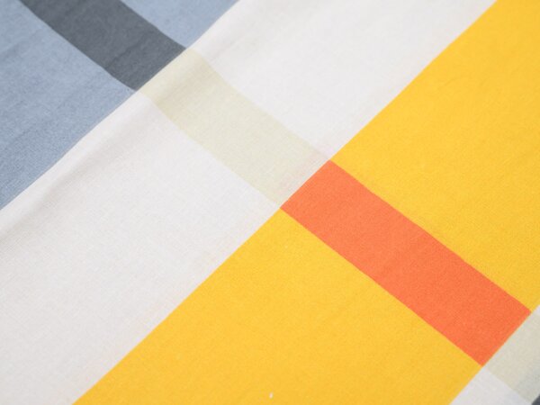 Lenjerie de pat din bumbac Renforce ORANGE KUBE colorat Dimensiunile lenjeriei: 70 x 90 cm | 140 x 200 cm