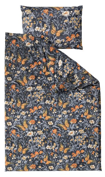 Lenjerie de pat din microfibra BUTTERFLY GARDEN albastru-gri Dimensiune lenjerie de pat: 70 x 90 cm | 140 x 200 cm