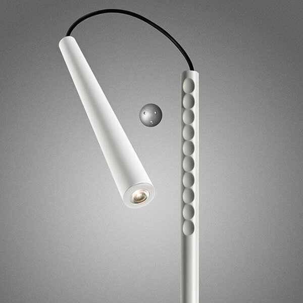 Lampă de masă Foscarini, Magneto, Alb, Camera de zi, Metal, Design