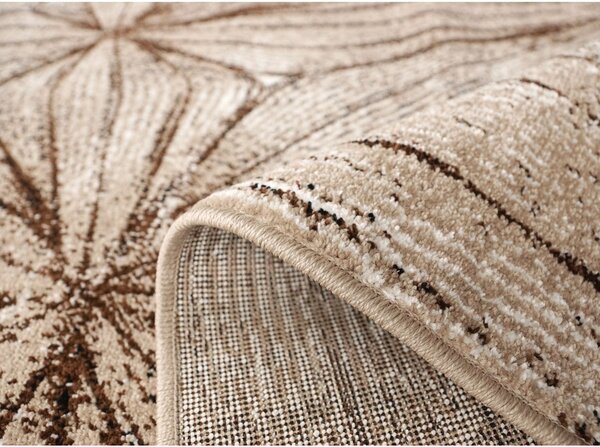 Traversa Model Cappuccino 16128 13, Festonata, Latime 120 cm, Bej Maro 120 x 200