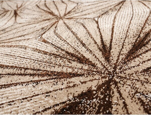Traversa Model Cappuccino 16128 13, Festonata, Latime 120 cm, Bej Maro 120 x 200