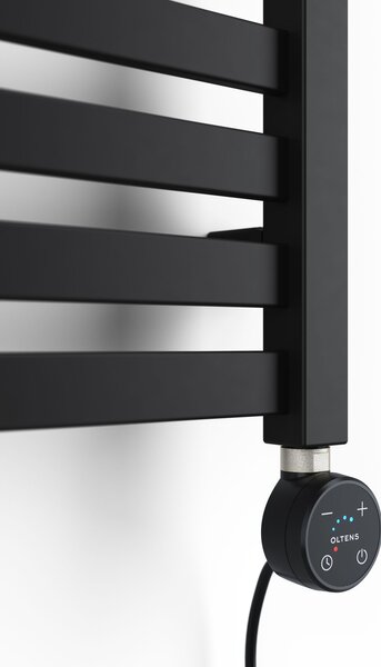 Oltens Vanlig încălzitor electric 96x50 cm negru mat 55107300