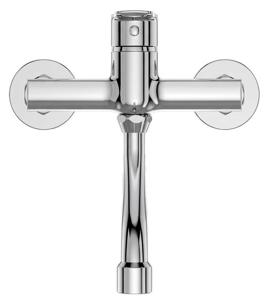 Mereo Mereo, Baterie de perete pentru chiuvetă Mereo, Pego, 150 mm, cu braț tubular ø 18 mm - 200 mm, cromat, MER-CB30101P