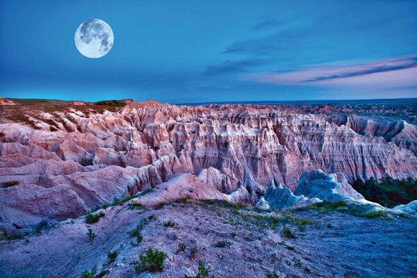 Fototapetă vlies parcul național badlands 375 x 250 cm