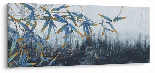 Tablou - Bambus pe perete (120x50 cm)