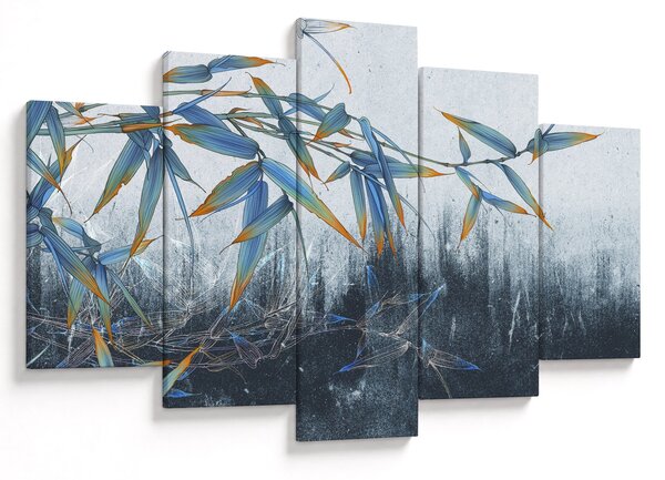 Tablou - Bambus pe perete (150x105 cm)