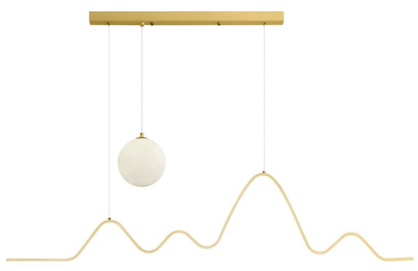 Lampa LED LHJ034-CP BRUSH GOLD