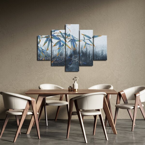 Tablou - Bambus pe perete (150x105 cm)