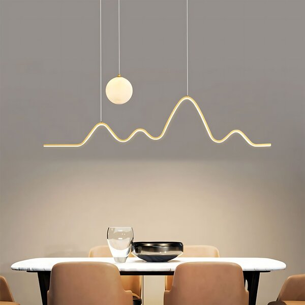 Lampa LED LHJ034-CP BRUSH GOLD