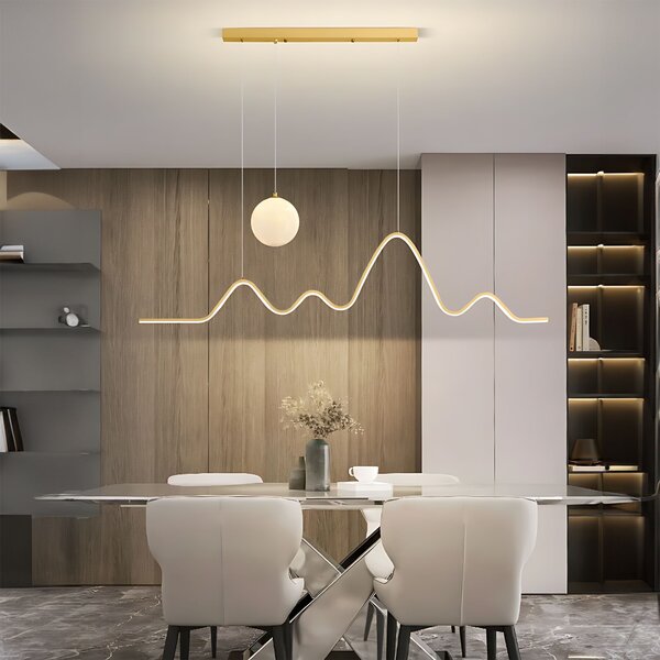 Lampa LED LHJ034-CP BRUSH GOLD