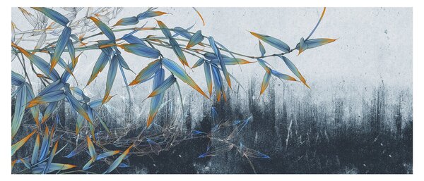 Tablou - Bambus pe perete (120x50 cm)