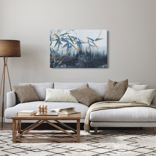 Tablou - Bambus pe perete (90x60 cm)