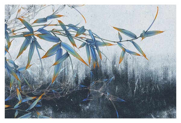 Tablou - Bambus pe perete (90x60 cm)