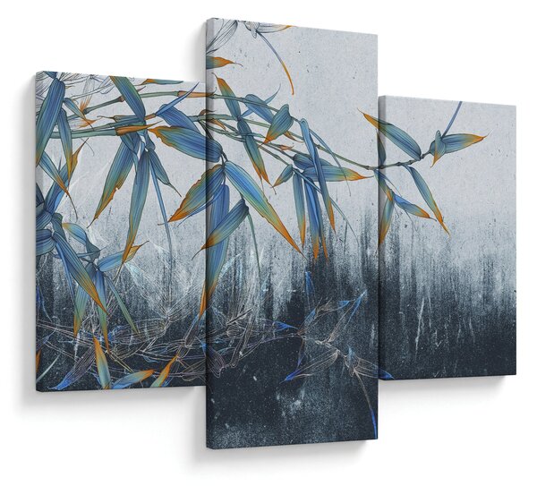 Tablou - Bambus pe perete (90x60 cm)