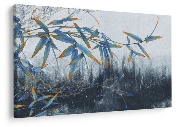 Tablou - Bambus pe perete (90x60 cm)