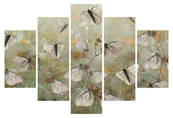 Tablou - Vintege fluturi (150x105 cm)