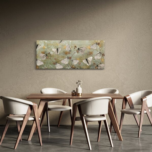 Tablou - Vintege fluturi (120x50 cm)