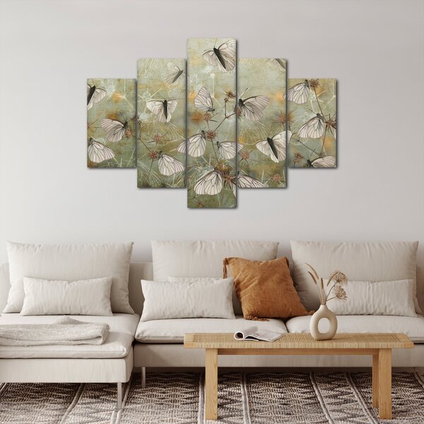 Tablou - Vintege fluturi (150x105 cm)