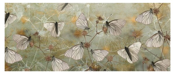 Tablou - Vintege fluturi (120x50 cm)