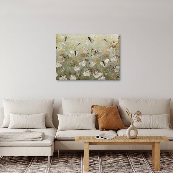Tablou - Vintege fluturi (70x50 cm)