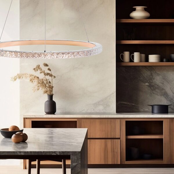 Lampa LED MS009-CP ROSE GOLD 59cm