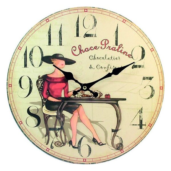 Ceas din lemn Temptation - 30 cm C108017M
