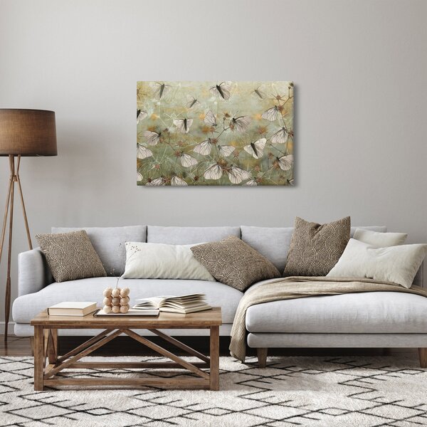 Tablou - Vintege fluturi (90x60 cm)