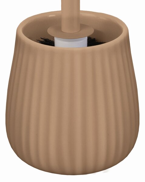 Kleine Wolke Groove perie de toaletă stativ maro 8091314856