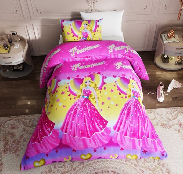 Lenjerie de pat copii bumbac Princess Disney