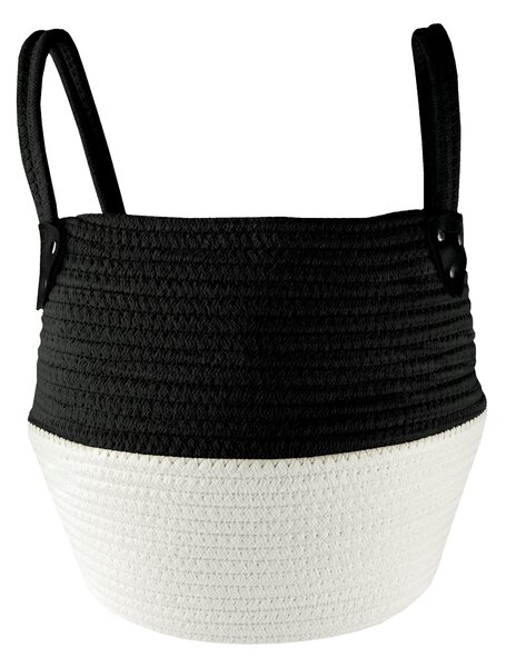 Kleine Wolke Patch coș de baie alb-negru 8649926062