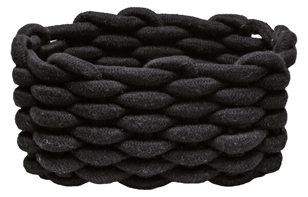 Kleine Wolke Fellone coș de baie negru 8605926060