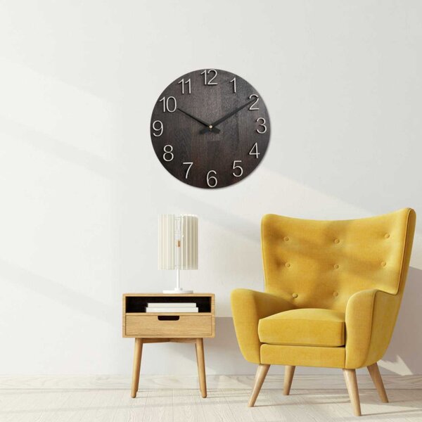 Ceas decorativ de perete din lemn - LOKJO