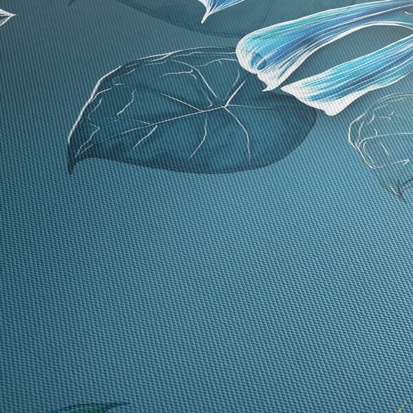 Tablou - Frunzele plantelor tropicale (90x60 cm)