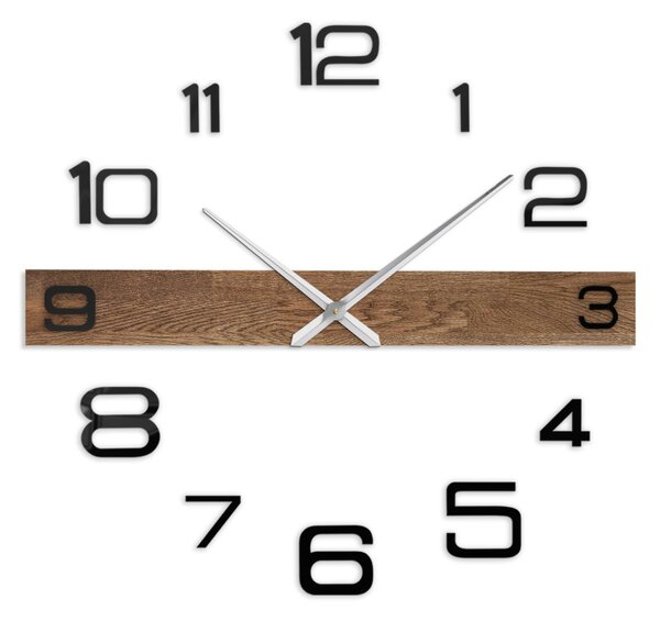 Ceas de perete din lemn cu design minimalist - HOPLOK