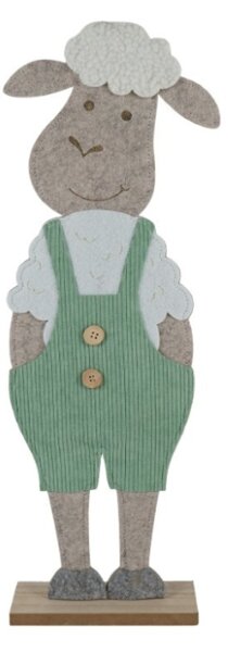 Decoratiune de Paste FELT LAMB 50 cm - mai multe culori Culoare: Verde