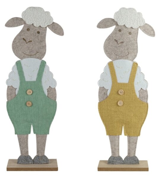 Decoratiune de Paste FELT LAMB 50 cm - mai multe culori Culoare: Verde