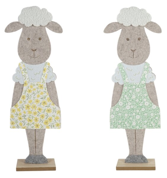 Decoratiune de Pasti FELT SHEEP 50 cm - mai multe culori Culoare: Galben