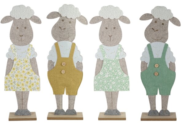 Decoratiune de Paste FELT LAMB 50 cm - mai multe culori Culoare: Verde