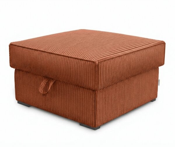 Taburet teracota SMART COSARO cu spatiu de depozitare 65x65 cm
