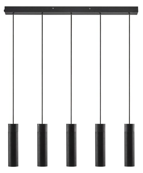Lustră Pendul Nordlux, Tilo, reglabil, Negru, Camera de zi, Metal