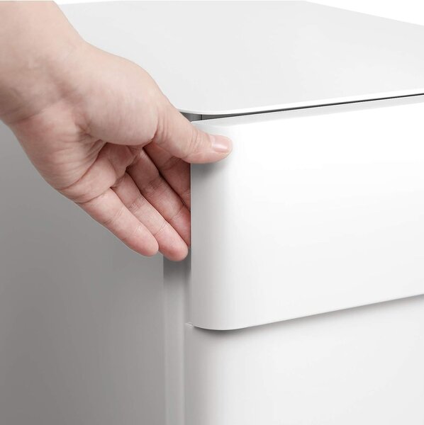 RollBox metalic -White30 - casetiera metalica de birou -3 sertare