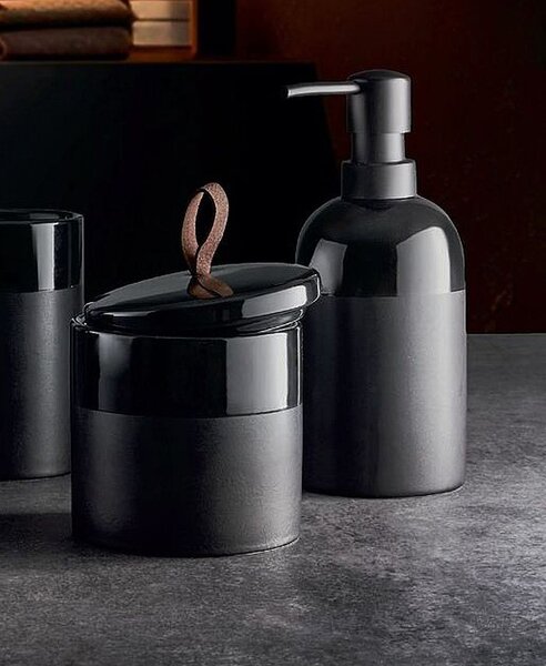 Kleine Wolke Deep dozator săpun 250 ml ceramică-negru 8681926854