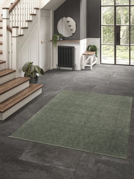 Covor Belgian Living Dormitor, Fargo 71501 040, Verde 80 x 150, Dreptunghi