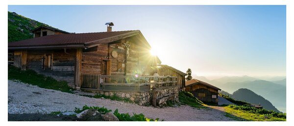 Tablou - Dimineața în Alpi Tirol (120x50 cm)