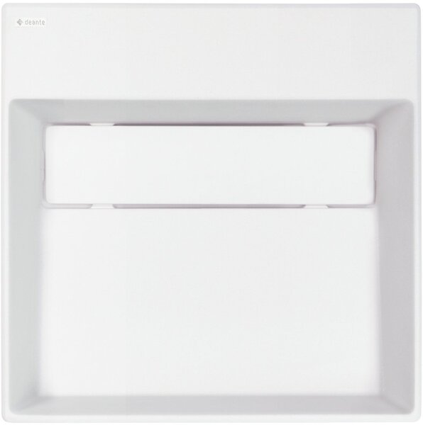 Deante Correo lavoar 40x40 cm pătrat de blat alb mat CQR_AU4M